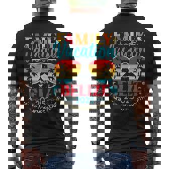 Family Vacation Belize 2025 Summer Vacation Trip Matching Men's T-shirt Back Print - Thegiftio