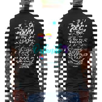 Family Vacation Orlando 2025 Beach Summer Vacation 2025 Men's T-shirt Back Print - Thegiftio