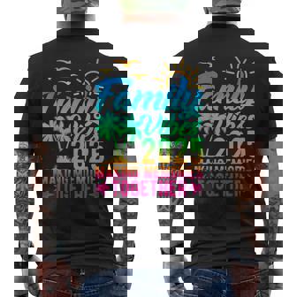 Family Vibes 2025 Making Memories Together Tie Dye Summer Men's T-shirt Back Print | Mazezy