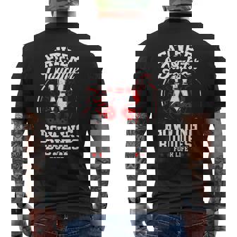 Father And Daughter Bowling Buddies For Life Fathers Day Men's T-shirt Back Print - Thegiftio