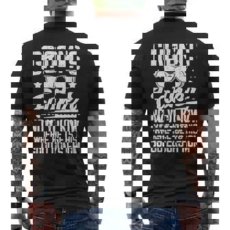 Father Of The Groom Wedding Costume Groom's Father Men's T-shirt Back Print - Monsterry