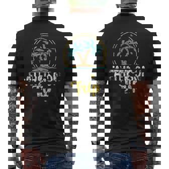 Father Son Trip Father's Day Matching Dad Sons Father Son Men's T-shirt Back Print - Monsterry