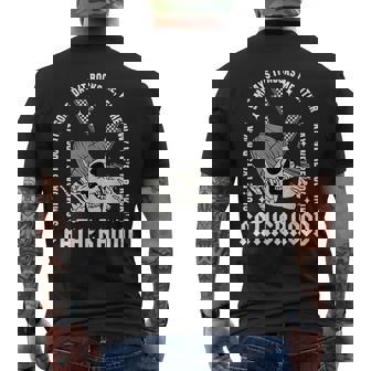 Fatherhood Some Days I Rock It Papa Dad Rockin' Father's Day Men's T-shirt Back Print - Monsterry