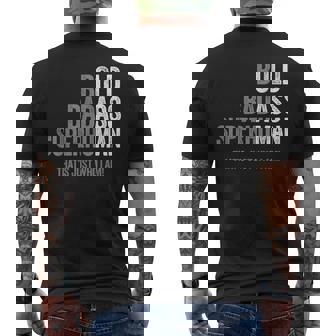 Fathers Day Old Man Saying Husband Man Birthday Men's T-shirt Back Print - Monsterry