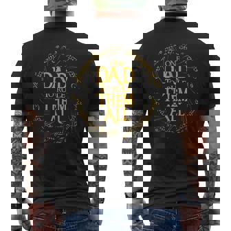 Father's Day One Dad To Rule Them All Father Men's T-shirt Back Print - Monsterry