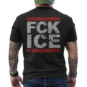 Fck Ice Distressed Men's T-shirt Back Print - Thegiftio UK