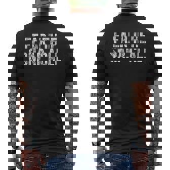 Fear The Snap Call Motif Poker T-shirt imprimé au dos - Cadeauxyz