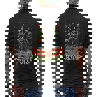 Feast On The Beat ゾンビバンド ハロウィン ロックンロール メンズTシャツ バックプリント - Kawaiitshirt