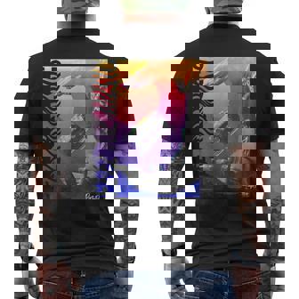 Feel The Musicaporwave 90S Tape Grunge Aesthetics T-Shirt mit Rückendruck - Seseable