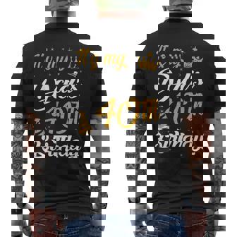 Feliz Es El 40 Cumpleaños De Mi Papá 1985 40 Años Camiseta Hombre Estampado Espalda - Regaloses