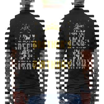 Feliz Es El Cumpleaños Número 18 De Mi Hermano 2007 18 Años Camiseta Hombre Estampado Espalda - Regaloses