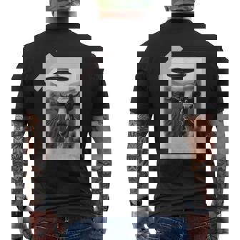 Ferme D'enlèvement Extraterrestre T-shirt imprimé au dos - Cadeauxyz