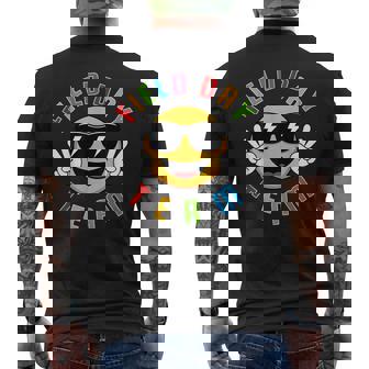 Field Day Team 2025 Red Blue Green Yellow Orange Team Color Men's T-shirt Back Print - Thegiftio UK