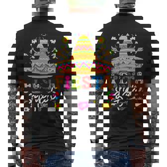 Fiesta Squad Cinco De Mayo Let's Fiesta Mexican Party Men's T-shirt Back Print - Monsterry