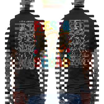 Fiesta Squad Skeleton Cinco De Mayo Fiesta Mexican Men's T-shirt Back Print - Thegiftio