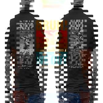 Fifth Graders Dabbing Boy Bruh We Out 5Th Graders Students Men's T-shirt Back Print - Monsterry