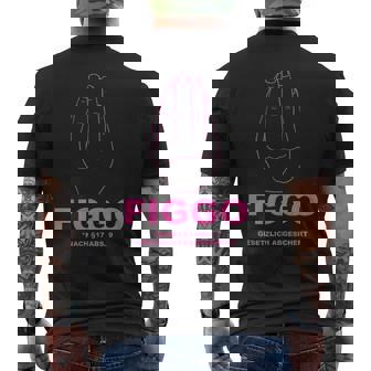 Figgo Ficko Gesetzlich Abgesichert T-Shirt mit Rückendruck - Geschenkecke