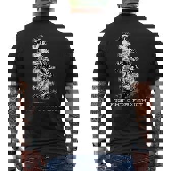 Fight Or Flight Penguin Meme North Pole Penguin Men's T-shirt Back Print - Thegiftio