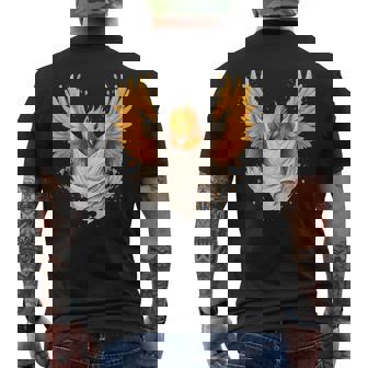 Firebird Reborn Rejuvenation 神話の鳥 アートワーク フェニックス メンズTシャツ バックプリント - Kawaiitshirt