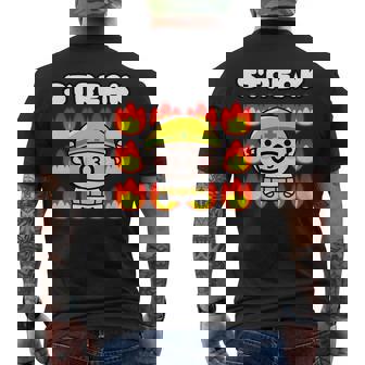 Firetreak メンズTシャツ バックプリント - Kawaiitshirt