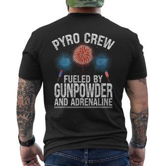 Fireworks Director 4Th Of July Patriotic Independence Day Men's T-shirt Back Print - Thegiftio UK