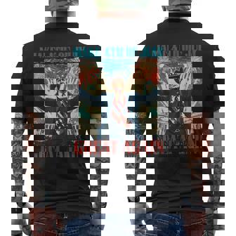 Fireworks Trump American Make 4Th Of July Great Again Men's T-shirt Back Print - Monsterry