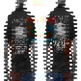 Our First Cruise 2025 Together Cute Matching Couples Cruise Men's T-shirt Back Print - Thegiftio