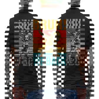 First Day Of School Dabbing Boy Bruh We Back Student Squad Men's T-shirt Back Print - Monsterry