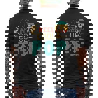 Fishing Reel Cool Pop Father’S Day For Fisherman Pop Men's T-shirt Back Print - Thegiftio UK