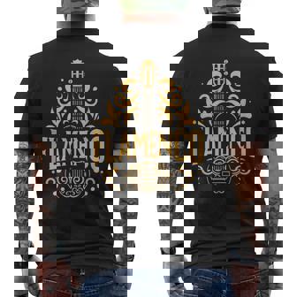 Flamenco スパニッシュギター フラメンコギターアート メンズTシャツ バックプリント - Kawaiitshirt