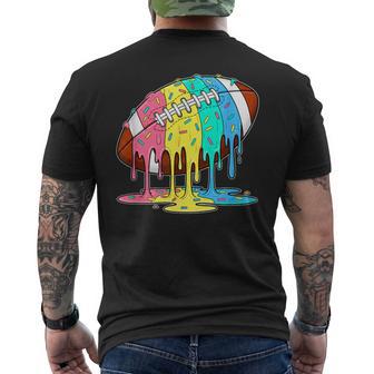 Football Drip Boys Football Ice Cream Respect Drip Men's T-shirt Back Print - Thegiftio UK