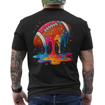 Football Drip Boys Football Youth Ice Cream Respect Drip Men's T-shirt Back Print - Thegiftio UK