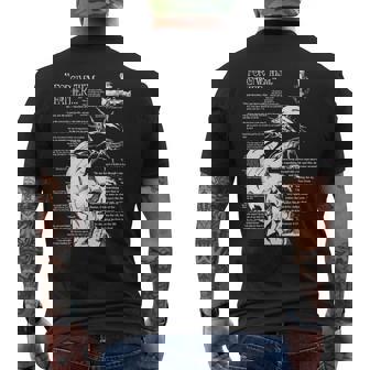 Forgive Them Father Anime Jesus Cross Men's T-shirt Back Print - Thegiftio