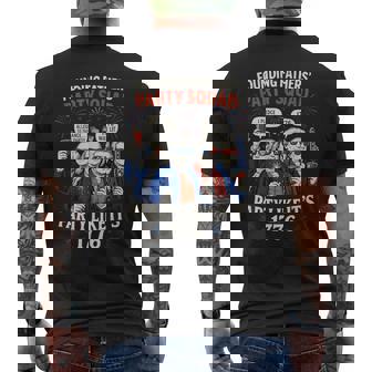 Founding Fathers Squad Party Like It Is 1776 4Th Of July Men's T-shirt Back Print - Thegiftio UK