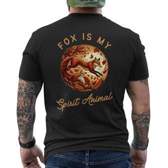 Fox Is My Spirit Costume D'animal Pour Aventuriers Intelligents T-shirt imprimé au dos - Cadeauxyz