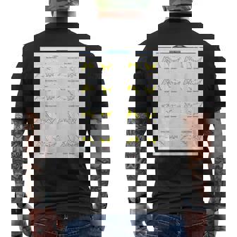 Fox Trading ハーモニックパターン メンズTシャツ バックプリント - Kawaiitshirt