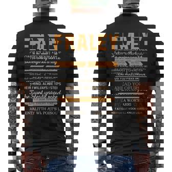 Fraley Completely Unexplainable Notices Everything But Won’T Say It Name Men's T-shirt Back Print | Seseable UK