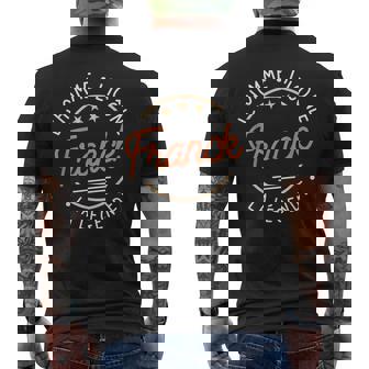 Franck L'homme L'icône La Légende T-shirt imprimé au dos - Cadeauxyz