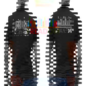 Freadom Anti-Banned Books – Read Banned Books Library Men's T-shirt Back Print | Mazezy