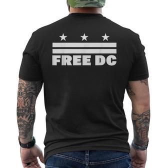 Free Dc American Flag Men's T-shirt Back Print - Thegiftio UK