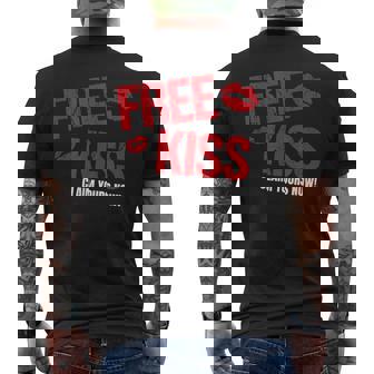 Free Kiss Claim Yours Now – Meilleur Cadeau Deaint-Valentin T-shirt imprimé au dos - Cadeauxyz