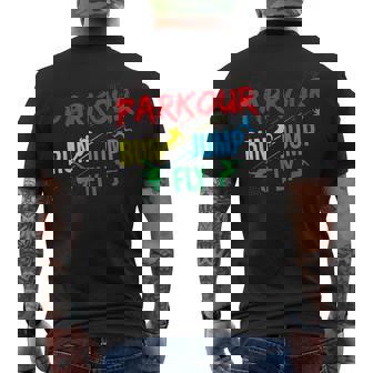Freerunner Parkour Parkour Para Niños Camiseta Hombre Estampado Espalda - Regaloses