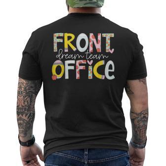 Front Office Dream Team Back To School First Day Of School Men's T-shirt Back Print - Thegiftio UK