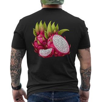 Fruta Del Dragón Pitaya Fruta Tropical De Los Dragones Camiseta Hombre Estampado Espalda - Regaloses