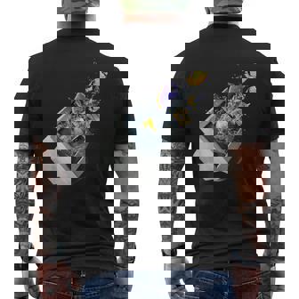 Frutiger Aero Aesthetic Tech Ordinateur Poisson D'aquarium T-shirt imprimé au dos - Cadeauxyz