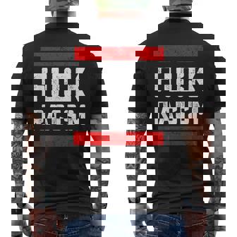 Fuck Racism 反人種差別者 メンズTシャツ バックプリント - Kawaiitshirt