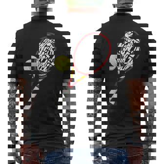 Fun Tennis Tennis Tennis T-shirt da uomo con stampa posteriore - Novitaregali