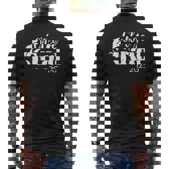 2025 College Graduate Graduation Grad Students Seniors Men's T-shirt Back Print - Thegiftio UK