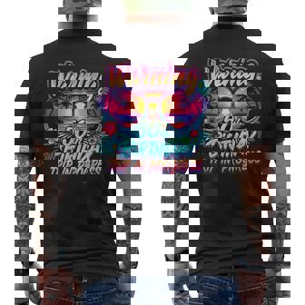 50 Years Old Warning 50Th Birthday Trip In Progress Men's T-shirt Back Print - Thegiftio