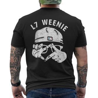 Baseball Softball Season Apparel L7 Weenie Men's T-shirt Back Print - Thegiftio UK